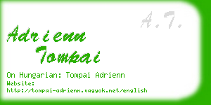 adrienn tompai business card